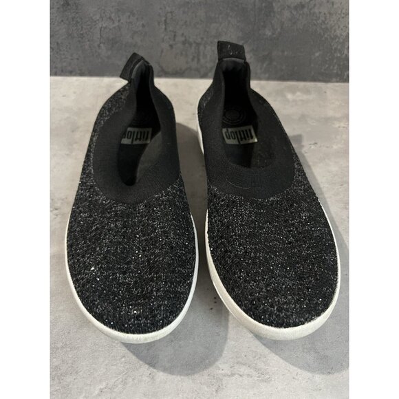 FitFlop Women's Uberknit Crystal Ballet Flats Size US 7 EURO 38 - Picture 1 of 16